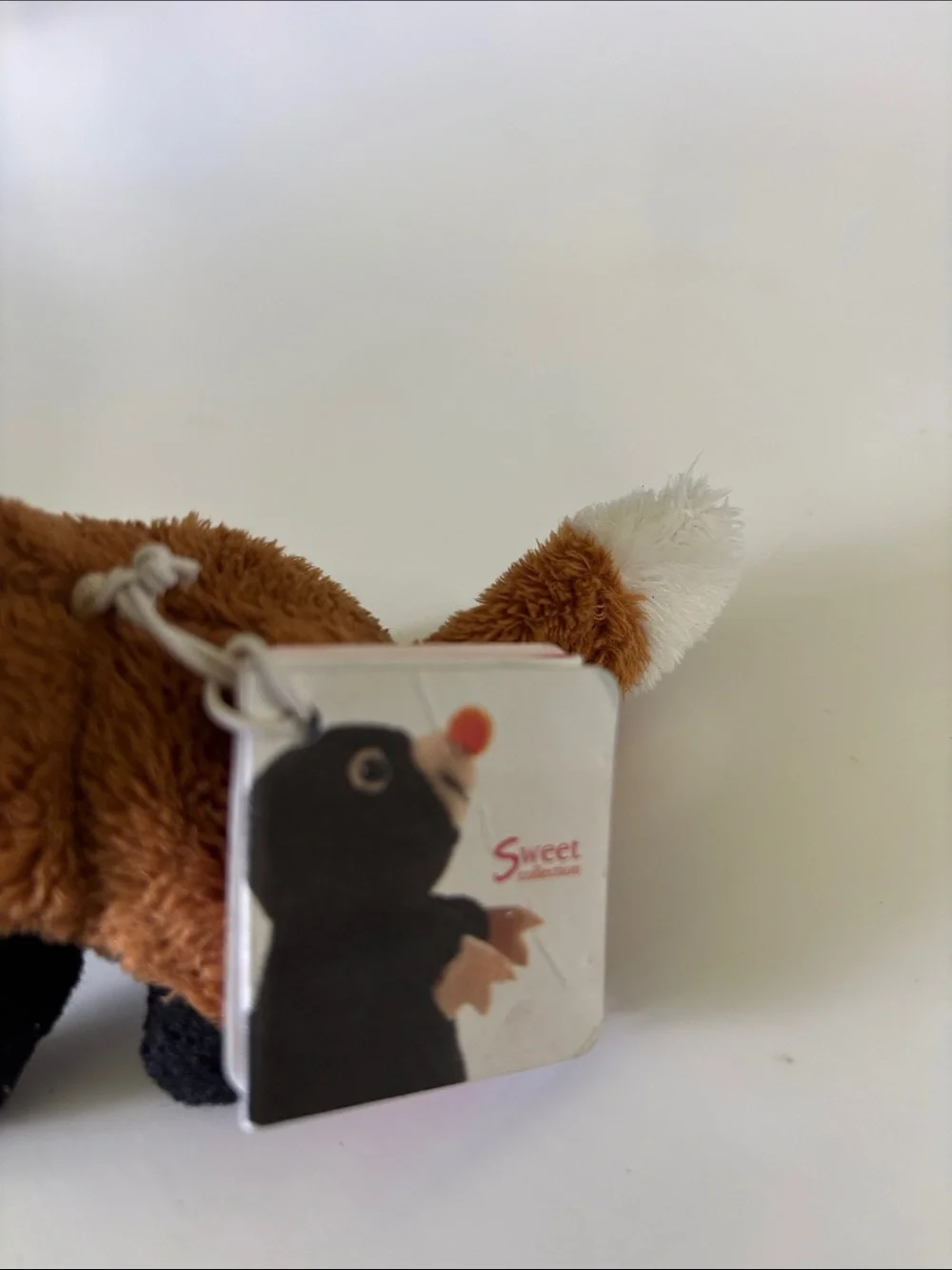 Trudi Brown Plush Fox Small Pet Toy Italy